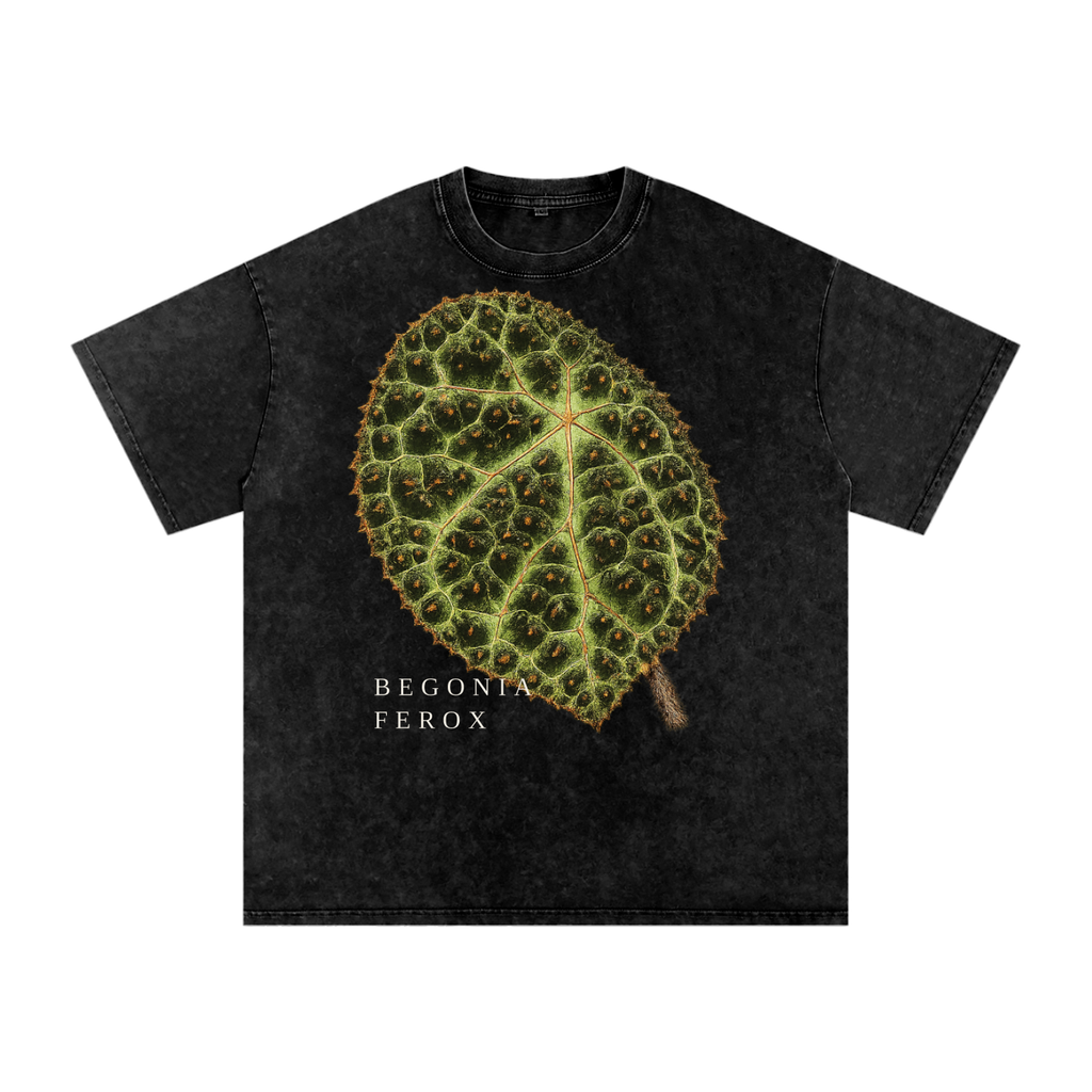 Begonia Ferox Oversized Cotton T-Shirt
